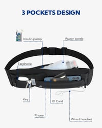 WATERFLY futó övtáska telefontartóval - futózáshoz, sporthoz, utazáshoz 4