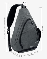 Waterfly Sling crossbody táska uniszex 3