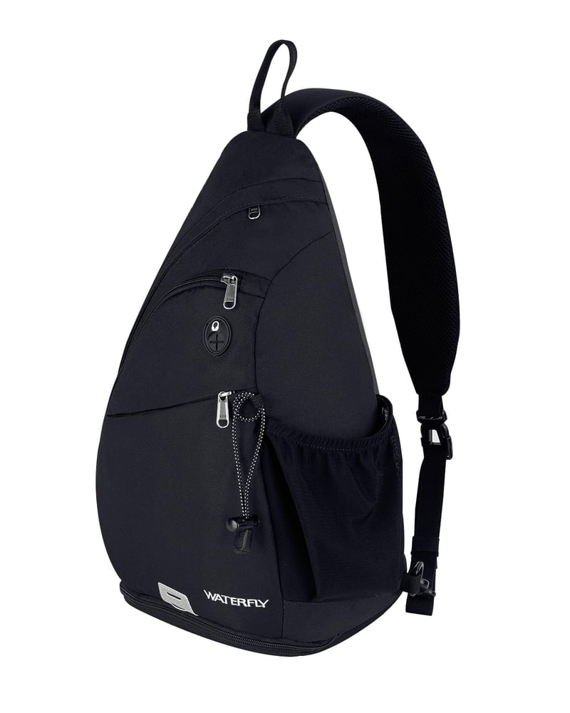 WATERFLY Trokutasti Vodootporni Najlonski Ruksak - Unisex Crossbody Torba za Planinarenje, Biciklizam, Putovanja - s Podesivim Remenom za Rame