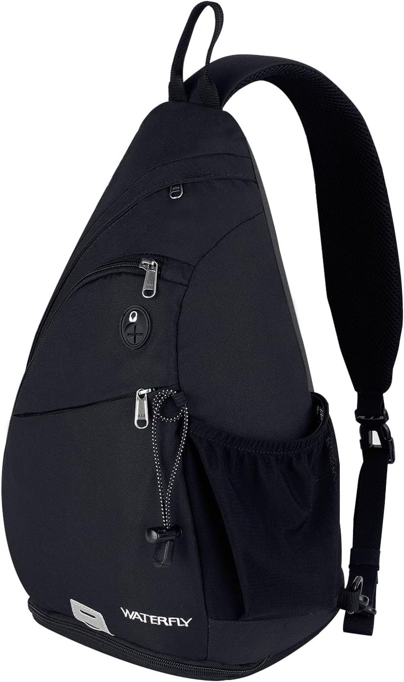 WATERFLY Háromszög Alakú Vízálló Nylon Hátizsák - Unisex Crossbody Táska Túrázáshoz, Kerékpározáshoz, Utazáshoz - Állítható Vállpánttal