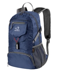 Skladací turistický batoh Waterfly, 20 l – tmavomodrý 1
