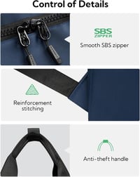 WATERFLY Rolltop hátizsák 16-21L laptop rekesz unisex utazási iskolahátizsák 6