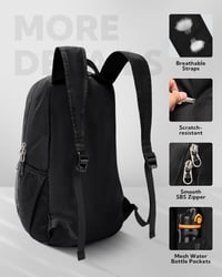 WATERFLY Ultralight 18L összecsukható hátizsák könnyű túra napi használat 4