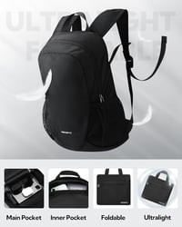 WATERFLY Ultralight 18L összecsukható hátizsák könnyű túra napi használat 3