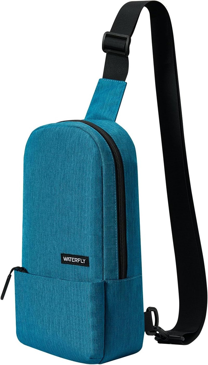 WATERFLY Válltáska Crossbody Hátizsák Férfi Női Oldaltáska Sling Backpack