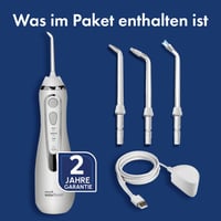 Duș bucal Waterpik Cordless Advanced Alb, irigator oral fără fir, 3 trepte de presiune, câștigător al testului 2026 10