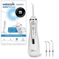 Duș bucal Waterpik Cordless Advanced Alb, irigator oral fără fir, 3 trepte de presiune, câștigător al testului 2026 1