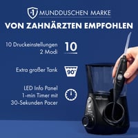 Irigator bucal Waterpik WP-662EU Ultra Professional, 10 trepte de presiune, negru, aparat de îngrijire dentară premiat 5