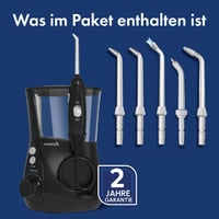 Irigator bucal Waterpik WP-662EU Ultra Professional, 10 trepte de presiune, negru, aparat de îngrijire dentară premiat 10