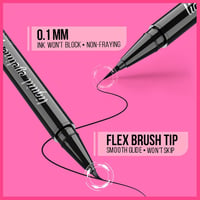 Waterproof Eyeliner Pen Precíz Ecsettel, Vízálló Szemceruza Nőknek Fekete 3