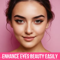 Waterproof Eyeliner Pen Precíz Ecsettel, Vízálló Szemceruza Nőknek Fekete 2