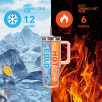 WATERSY 20 oz termohrnček na kávu, nerezová oceľ, dvojitá stena, vákuová izolácia, cestovný hrnček s uškom a slamkou, ružový 4