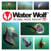 WaterWolf 2.0 WiFi podvodná akčná kamera na rybolov – 1080p HD, 120° široký uhol záberu, vodotesnosť 100 m, čierna, vrátane príslušenstva 4