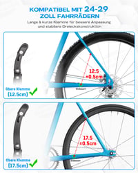 Suport Bicicletă WATSABRO pentru Cadru Rotund, pentru Biciclete de 24-29 Inci - Reglare Rapidă cu Capacitate de Încărcare de 45 kg 3