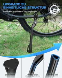 Cric bicicletă reglabil WATSABRO 24-29 inch, picioare din cauciuc antiderapante cu model, capacitate de încărcare 42 kg, pentru biciclete urbane, MTB și cursiere 4