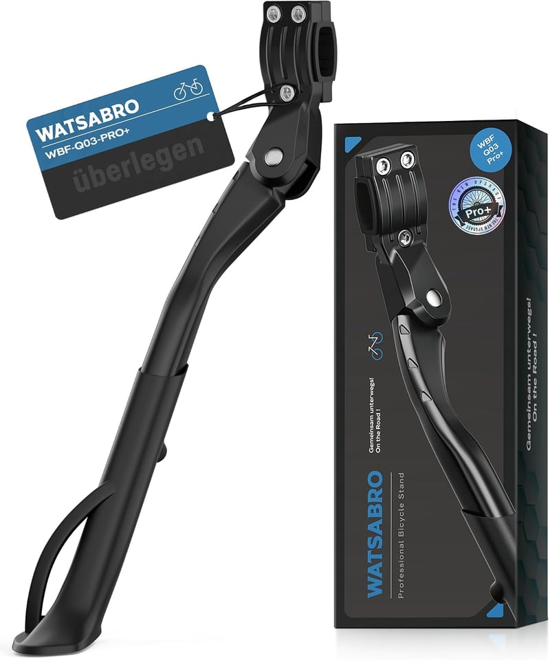 Cric bicicletă reglabil WATSABRO 24-29 inch, picioare din cauciuc antiderapante cu model, capacitate de încărcare 42 kg, pentru biciclete urbane, MTB și cursiere