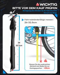 WATSABRO Magasságállítható Kerékpártartó 18-24 Colos MTB Sportkerékpárhoz 35kg Terhelhetőség 2