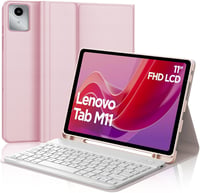 WAVATA Lenovo Tab M11 2024 Bluetooth billentyűzet tok Pink mágneses leválasztható 1
