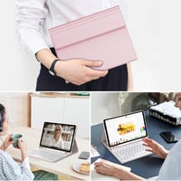 WAVATA Lenovo Tab M11 2024 Bluetooth billentyűzet tok Pink mágneses leválasztható 4
