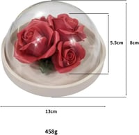 Wavedolphin Kézműves Kerámia Aroma Diffúzor Rózsa Mintával Illóolajokhoz 6