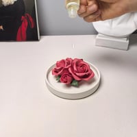 Wavedolphin Kézműves Kerámia Aroma Diffúzor Rózsa Mintával Illóolajokhoz 5