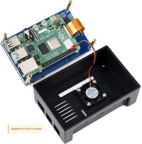 Waveshare 4.3" DSI LCD kijelző tokkal Raspberry Pi 4B-hez, 800×480, kapacitív érintős 5