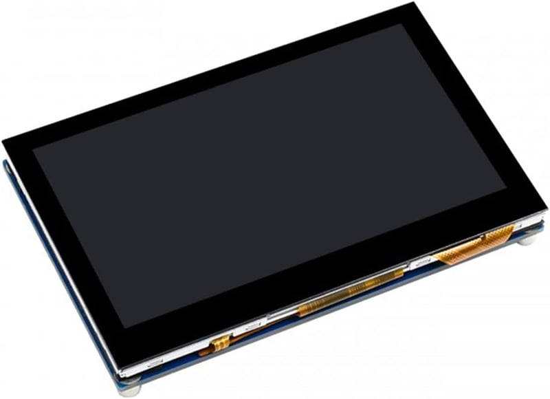 Waveshare 4.3" DSI LCD kijelző Raspberry Pi-hez 800×480 IPS érintőképernyő