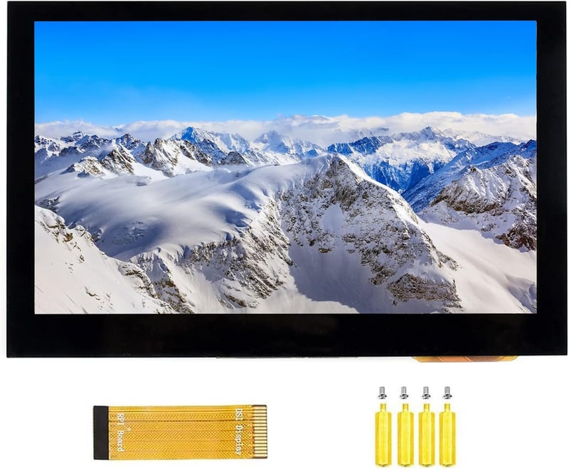 Waveshare 4.3" DSI LCD kijelző Raspberry Pi-hez 800×480 IPS érintőképernyő