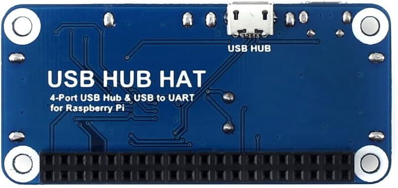 Waveshare 4 portos USB HUB HAT Raspberry Pi Zero A+ B+ 2 3 számára
