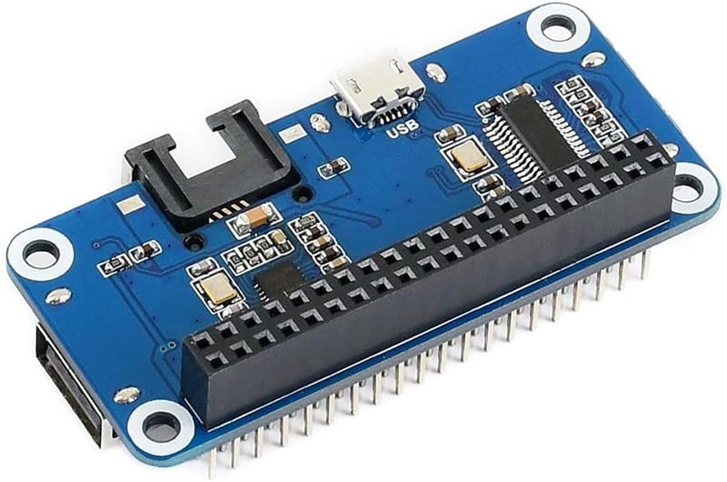 Waveshare Ethernet/USB HUB modul Raspberry Pi-hez, RJ45 és 3 USB port