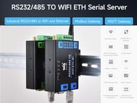 Waveshare RS232/485 WiFi Ethernet Soros Konverter Modbus MQTT Gateway 2