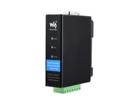 Waveshare RS232/RS485/RS422-RJ45 Ethernet Prevodník, Priemyselný Izolovaný Sériový Server na DIN lištu, TCP/IP Konvertor, 10/100M Auto-Ne 1