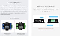 Waveshare RS232/485–WiFi és Ethernet ipari soros szerver, Modbus/MQTT átjáró 7
