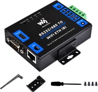 Waveshare RS232/485–WiFi és Ethernet ipari soros szerver, Modbus/MQTT átjáró 1