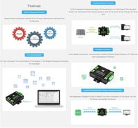 Waveshare RS232/485–WiFi és Ethernet ipari soros szerver, Modbus/MQTT átjáró 6