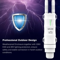 WAVLINK N300 WiFi erősítő kültéri POE antenna nagy hatótáv 2