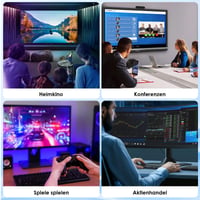 WAVLINK USB-C–HDMI adapter, USB 3.0, 2K 60Hz, DisplayLink, max. 6 monitor 7