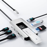 WAVLINK USB-C hub 10 Gb/s M.2 PCIe/SATA SSD portom, 4K@144Hz HDMI, 100W PD, USB-A/C 3.2/2.0, čítačkou SD/TF kariet, pre MacBook/Chromebook/Dell/HP 1