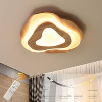 WayLuoung 40cm LED Mennyezeti Lámpa Fa Felhő Mintával Dimmelhető Távirányítóval 9