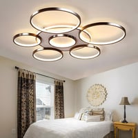 WayLuoung LED mennyezeti lámpa 7 körös 110 cm dimmelhető távirányítóval 7