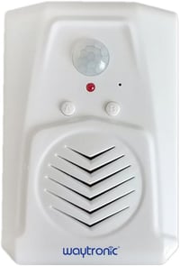 Waytronic Microsound V22 Mini Hangszóró PIR Mozgásérzékelővel - MP3 Lejátszó Halloween Zenékhez, USB Letöltési Funkcióval, Fekete 1
