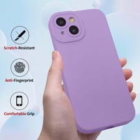WBWONE Oppo Reno 13F 5G tok, ultra vékony szilikon TPU védőház kameravédelemmel, lila 5
