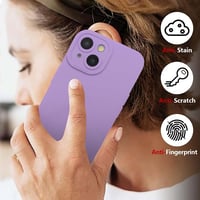 WBWONE Oppo Reno 13F 5G tok, ultra vékony szilikon TPU védőház kameravédelemmel, lila 4