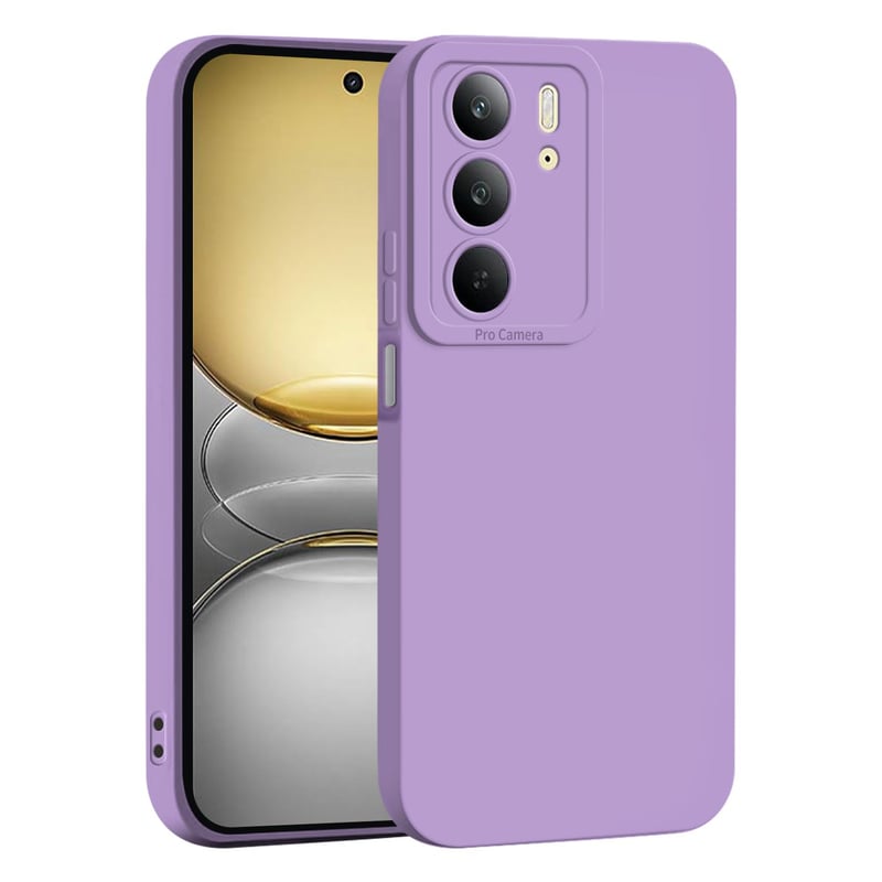 Silikónový kryt WBWONE na Realme C75 4G, ultratenký s ochranou fotoaparátu - fialový