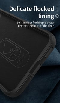 WBWONE Szilikon TPU tok Oppo Reno 13 5G-hez integrált szálas bolyhos felület Stealth Airbag sötétkék ütésálló védőtok 7