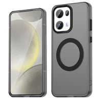 Puzdro WBWONE pre Oppo Reno 13 Pro 5G, kompatibilné s MagSafe, ultratenké matné TPU – čierne 2