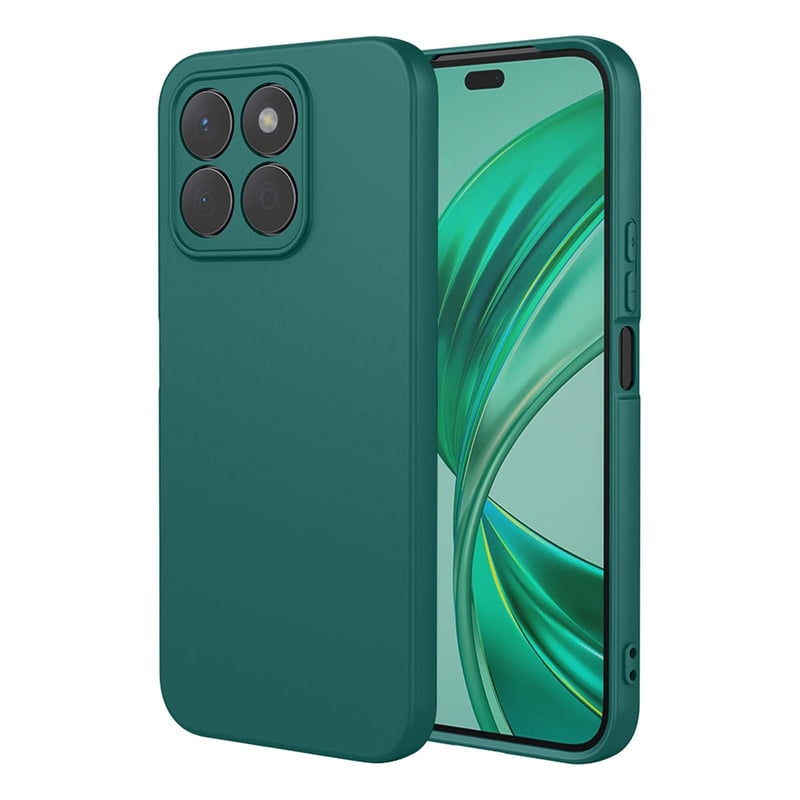 Silikónový ochranný kryt WBWONE pre Xiaomi Poco X7 Pro 5G - tmavozelený