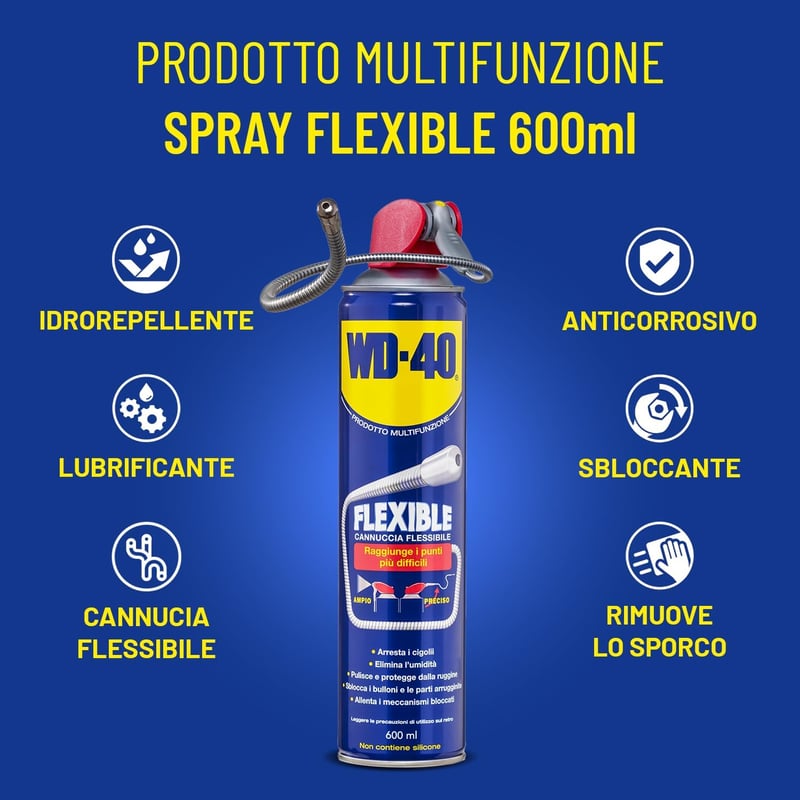 WD-40 Flexible Spray átlátszó 600 ml univerzális kenőanyag