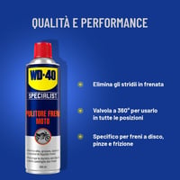 WD-40 Specialist Moto Fékpuritó 500ml Motorkerékpár Tisztítószer 3