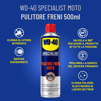 WD-40 Specialist Moto Fékpuritó 500ml Motorkerékpár Tisztítószer 2